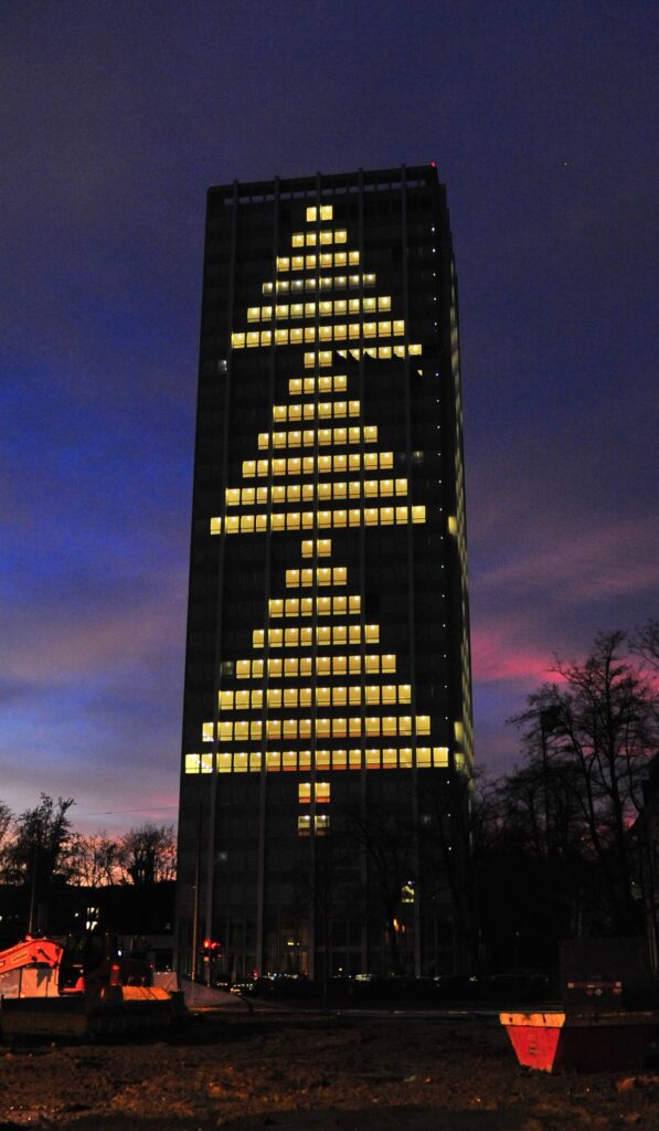 Die Energiekrise hat sich auf die Weihnachtsbeleuchtung im Winterthur ausgewirkt.