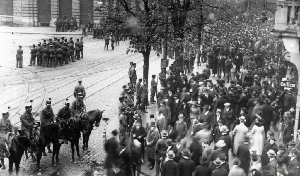 Die Linke und zahlreiche Bewohner:innen verhinderten vor fast genau 90 Jahren eine Zusammenkunft von Schweizer Faschisten im 